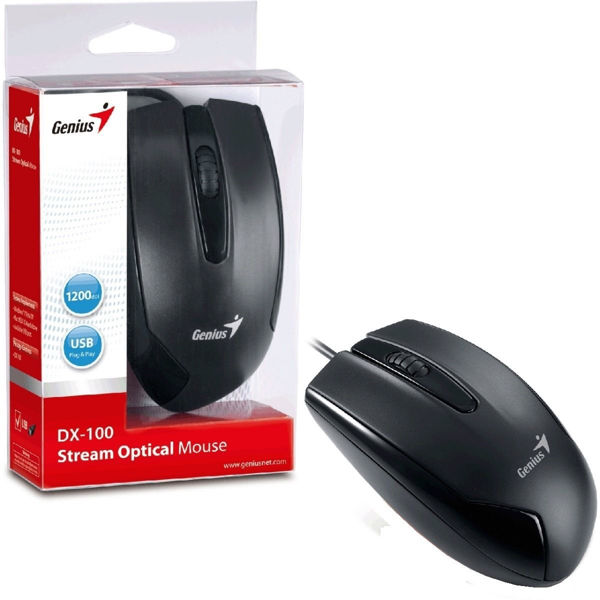 Imagen de Mouse Optico Genius Para Pc Usb (100dx)