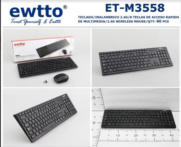 Imagen de COMBO TECLADO+MOUSE M3558 EWTTO