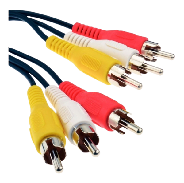 Imagen de CABLE TRIPLE RCA 3 METROS 3R3R/LE1013