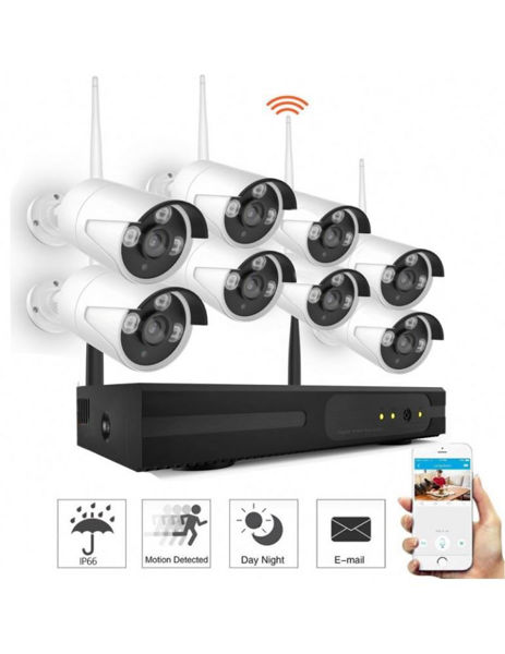 Imagen de DVR C/8 CAMARAS INALAMBRICAS