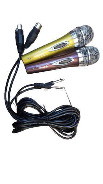 Imagen de MICROFONO X2 DOBLE CON CABLE 66K/FY66