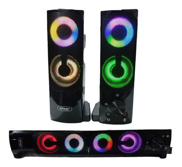 Imagen de PARLANTE PC KP6040 OPCION BARRA DE SONIDO