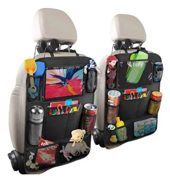 Imagen de ORGANIZADOR PARA ASIENTO DE AUTO CON PORTA PANTALLA -4161/16887/QCS