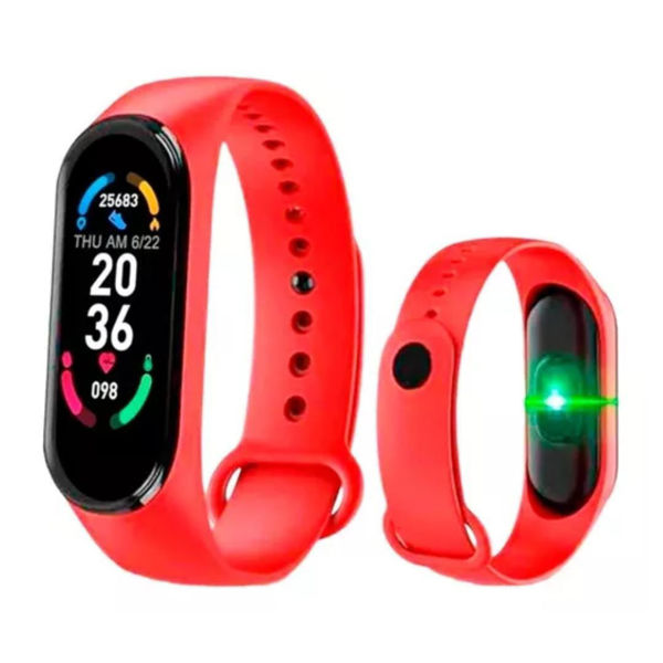 Imagen de RELOJ SMART  BANDA M6-F/M3/M4-ROJO