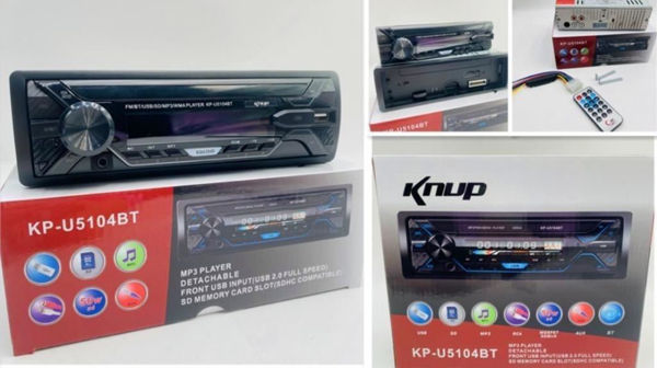 Imagen de AUTORADIO KNUP KP-U5104BT C/BLUETOOTH