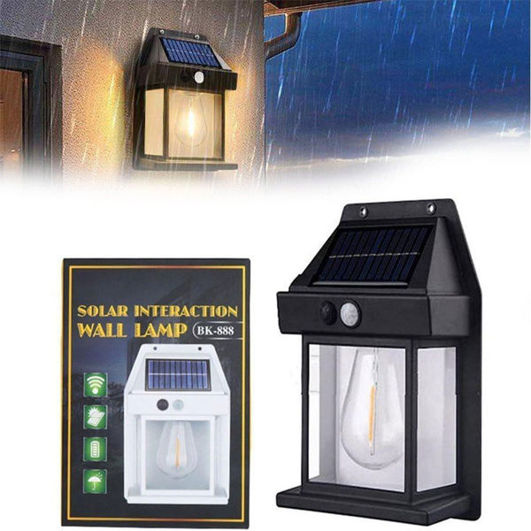 Imagen de FAROL SOLAR BOMBILLA FILAMENTO-BK888