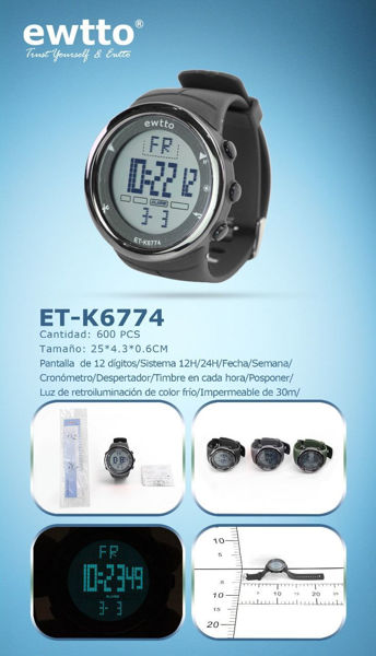 Imagen de RELOJ PULSERA ETK6774 EWTTO