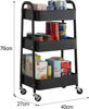Imagen de CARRITO 3 ESTANTES 78X33X44 STC-001