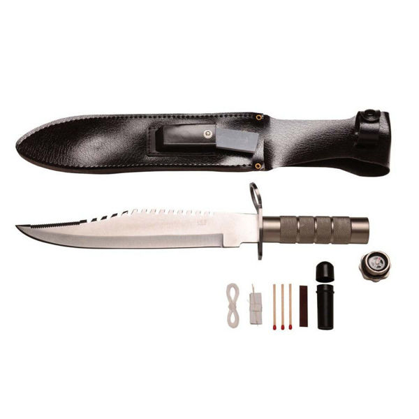 Imagen de CUCHILLO  VAINA CUERO TACTICO -KA206-120