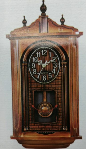 Imagen de RELOJ PARED C/PENDULO 48X27CM-117