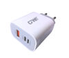 Imagen de CARGADOR CELULAR GW 66w TIPO C Y USB-G119