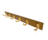 Imagen de COLGADOR 6 GANCHOS MADERA Y PLASTICO F3086