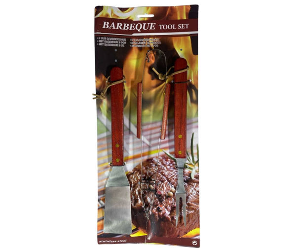 Imagen de SET PARRILLA EN BLISTER X3 -GBBQ53