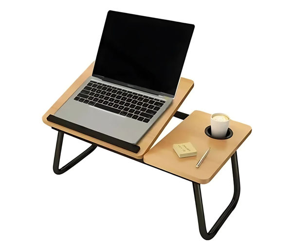 Imagen de MESA DE CAMA PARA NOTEBOOK PLEGABLE CON POSAVASOS- CYX001