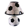 Imagen de LAMPARA CERAMICA 1030/1031 PELOTA NARANJA Y BLANCOYNEGRO
