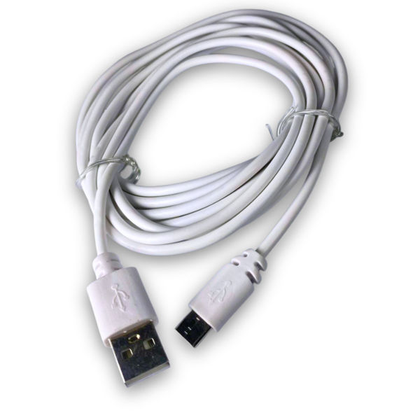 Imagen de CABLE TIPO C PVC BLANCO DZ671