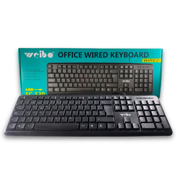 Imagen de TECLADO USB NEGRO FC530/ck8831