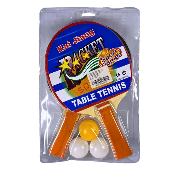 Imagen de SET DE PALETAS Y PELOTAS PING PONG 8671/25345-3