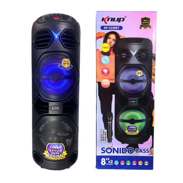Imagen de CAJA ACÚSTICA  KNUP KP-3229BT USB