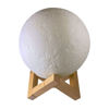 Imagen de VELADORA LUNA BASE DE MADERA 15CM 9018-15
