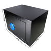 Imagen de CAJA FUERTE  CON LLAVE 17X17X23 -17EP