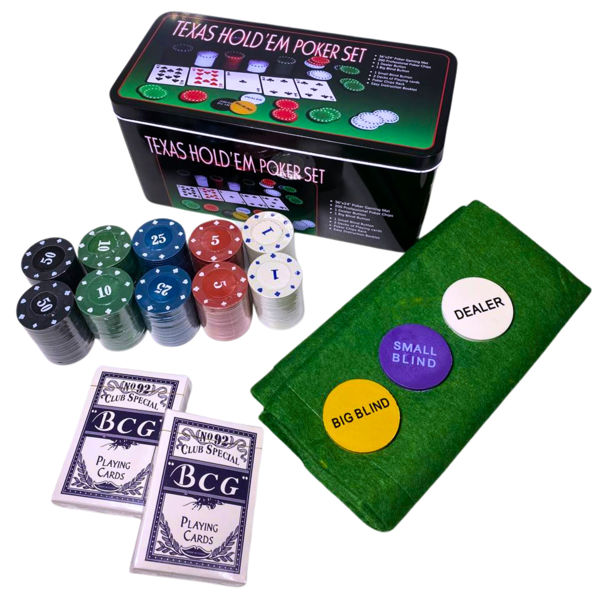 Imagen de JUEGO DE POCKER PK1C LATA