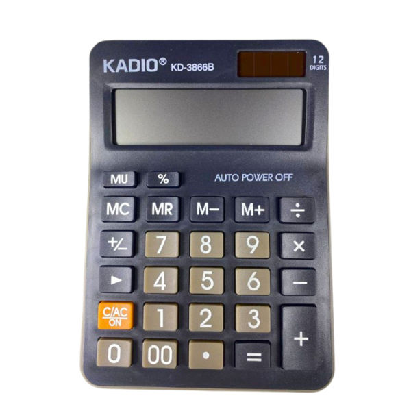 Imagen de CALCULADORA ESCRITOTIO KADIO - KD3866B
