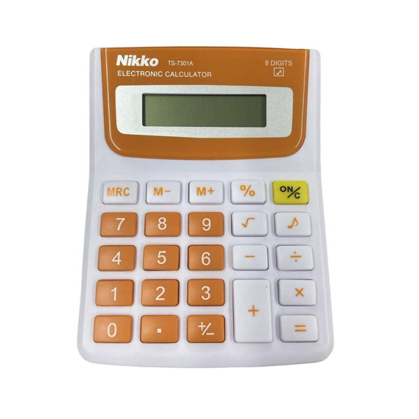 Imagen de CALCULADORA DE MESA DE COLORES 7301A NIKKO