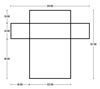 Imagen de CUBRE SOFA 2 CUERPOS DX-0810