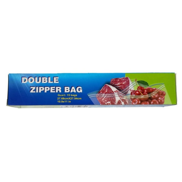 Imagen de BOLSA T/ZIPLOCK 22X18CM X15UNIDADES L10PZ
