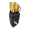 Imagen de SET CUCHILLAS X7 CON BASE DE MADERA