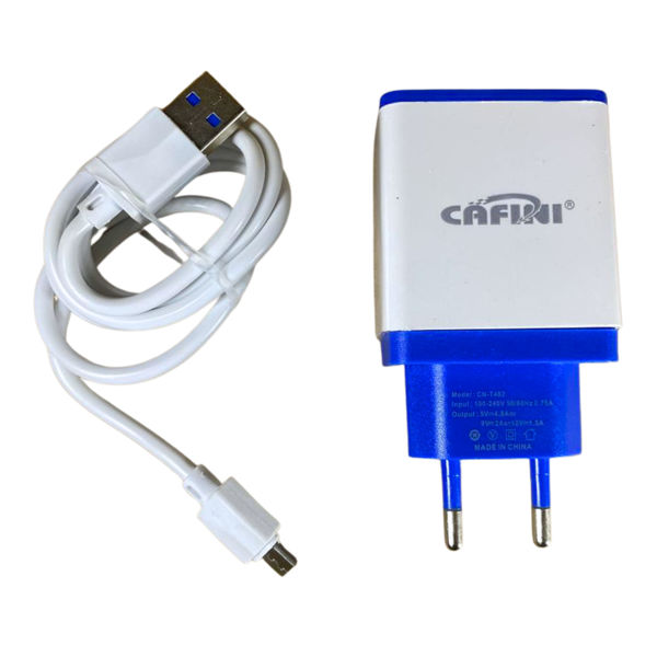 Imagen de CARGADOR MICRO 3USB CAFINI 4.8A -T482