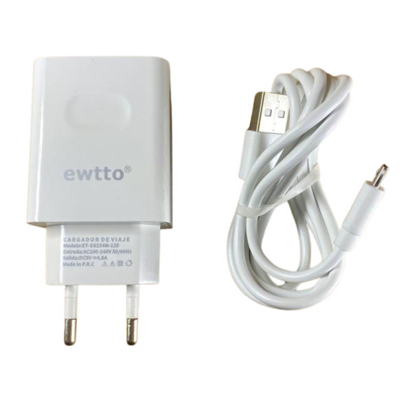 Imagen de CARGADOR MICRO USB 4.8A EWTTO-E6234