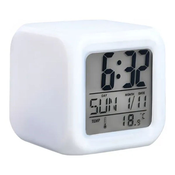 Imagen de DESPERTADOR CUADRADO SUBLIMACION  CAMBIA COLOR -2519 WJ999