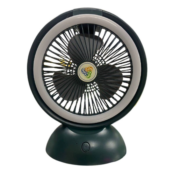Imagen de VENTILADOR HBVM-LR001 C/LUZ Y BATERIA ROJEM