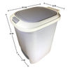 Imagen de BASURERO PAPELERA PLASTICA 15 LITROS F11878