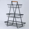 Imagen de ORGANIZADOR CANASTO FRUTERO 3 PISOS ALTO 49CM-SGL40520