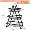 Imagen de ORGANIZADOR CANASTO FRUTERO 3 PISOS ALTO 49CM-SGL40520
