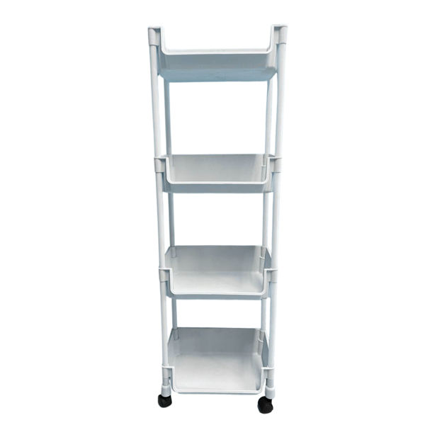 Imagen de CARRITO PLASTICO 4 PISOS "FASHION RACK"-518-95