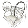 Imagen de ESCURRIDOR METAL 2 PISOS 40X25X37CM-8051S-40