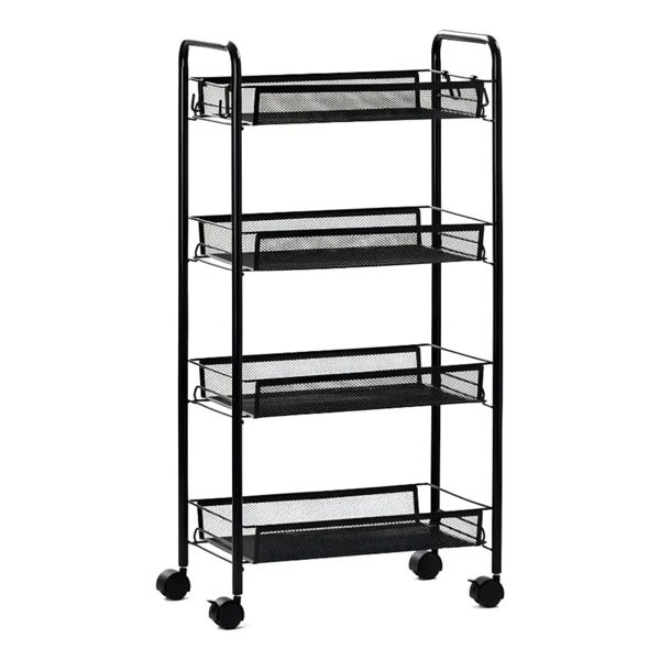 Imagen de CARRITO 4 ESTANTES METAL 83X43X26-XTC1640