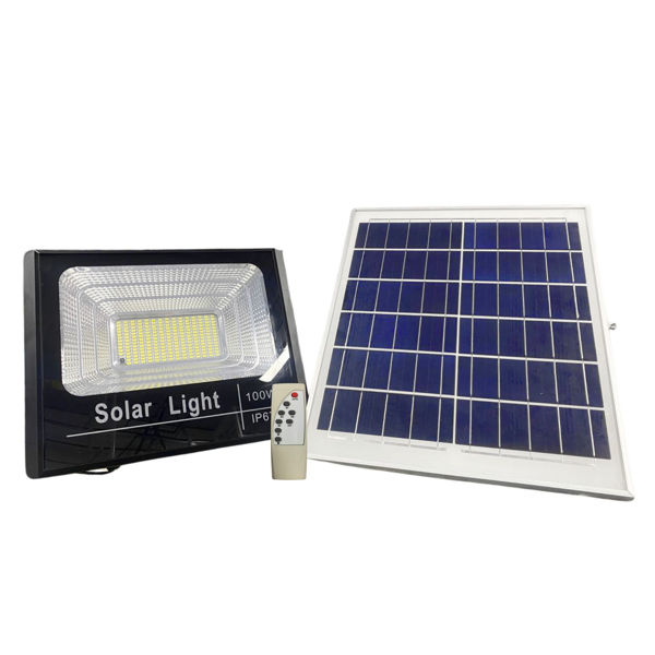 Imagen de FOCO EXTERIOR 100W C/PANEL SOLAR US100W