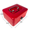 Imagen de CAJA METALICA SEGURIDAD CON LLAVE-HC66002 12,5CM- JT125