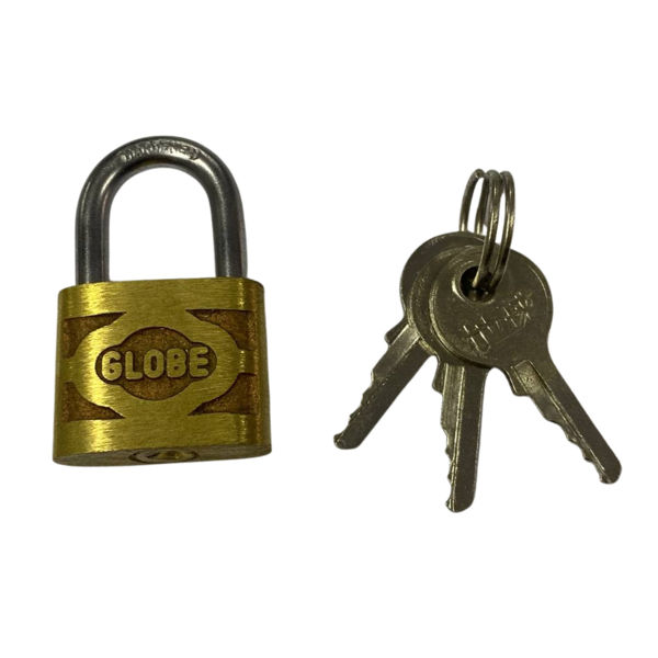 Imagen de CANDADO GLOBE DE BRONCE 25MM