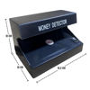 Imagen de DETECTOR DE BILLETES PARA MESA A  PILAS Y CORRIENTE -AD-018
