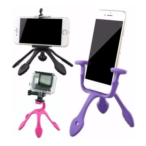 Imagen de TRIPODE 5 PATAS GIRATORIO PARA CELULAR BZY5