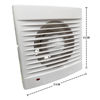 Imagen de EXTRACTOR DE DUCTO CON REJILLA 15 CM DOSPEL WP150
