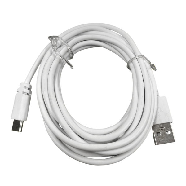 Imagen de CABLE TIPO C PVC BLANCO DZ671