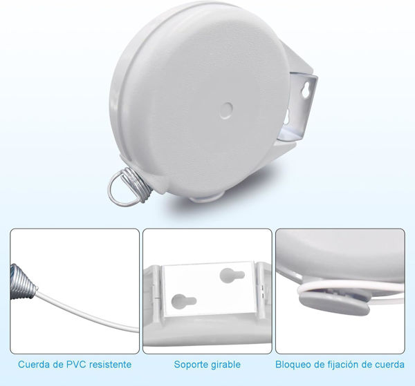 Imagen de TENDEDERO RETRACTIL 12 METROS EXTERIOR-LYS-120