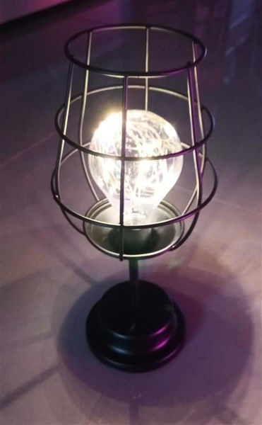 Imagen de LAMPARA DECORATIVA 19X14 CM METAL LED PILAS-TY1914